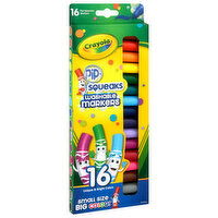 Crayola Pip-Squeaks Washable Markers, Nontoxic, 16 Each