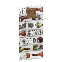 Kay Dee Designs Kitchen Dual Purpose Towel, Tuscan Tour Word, 1 Each