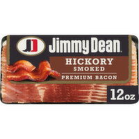 Jimmy Dean Premium Hickory Smoked Bacon, 12 Ounce