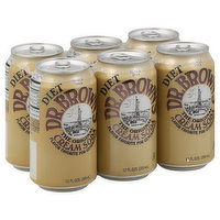 Dr Brown's Cream Soda, Diet, 6 Each