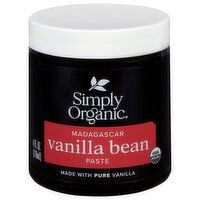Simply Organic Paste, Vanilla Bean, Madagascar, 4 Fluid ounce