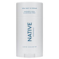 Native Sea Salt & Cedar Deodorant, 2.65 Ounce