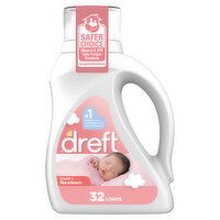 Dreft Newborn Baby Detergent, 32 loads, 46 Fluid ounce