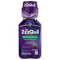 Vicks ZzzQuil Nighttime Warming Berry Sleep-Aid, 6 Fluid ounce