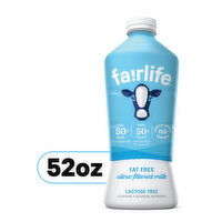 fairlife Fat Free Ultra-Filtered Milk, Lactose Free, 52 Fluid ounce