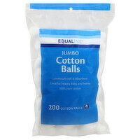 Equaline Cotton Balls, Jumbo, 200 Each