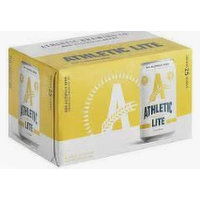 Athletic Brewing Non Alcoholic Lite 6 Pack, 72 Fluid ounce