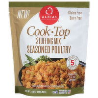 Aleia's Cook-Top Stuffing Mix, Seasoned Poultry, 5.5 Ounce