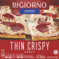 DiGiorno Pizza, Thin Crispy Crust, Pepperoni, 8.4 Ounce