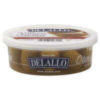 Delallo Olives in Brine, Sicilian Green Cracked, 5 Ounce