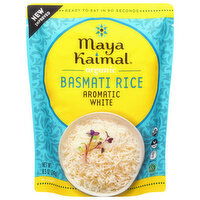 Maya Kaimal Basmati Rice, Organic, Aromatic White, 8.5 Ounce