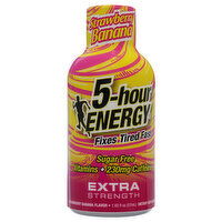 5-Hour Energy Sugar Free Extra Strength Strawberry Banana Energy Shot, 1.93 Fluid ounce