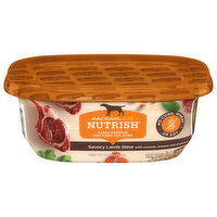 Rachael Ray Nutrish Natural Savory Lamb Stew with Carrots, Brown Rice & Spinach Dog Food, 8 Ounce