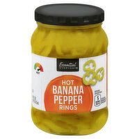 Essential Everyday Banana Pepper, Rings, Hot, 16 Ounce