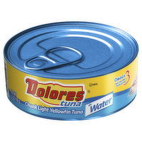 Dolores Yellowfin Tuna, Chunk Light, in Water, 5 Ounce