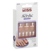 Kiss Salon Acrylic Toenails Nail Kit, KSAT01, 1 Each