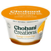 Chobani Creations Yogurt, Greek, Orange Cream Pop, 5.3 Ounce