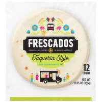 Frescados Tortillas, Flour, Taqueria Style, Mini, 12 Each