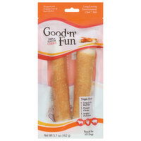 Good 'n' Fun Chews Triple Flavor Chews 7 Inch Rolls Snack for All Dogs, 2 Each