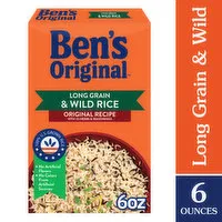 Ben's Original Long Grain & Wild Rice, Original Recipe, 6 Ounce