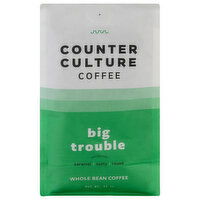 Counter Culture Coffee, Whole Bean, Big Trouble, 12 Ounce