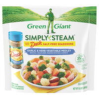 Green Giant Simply Steam Garlic & Herb Vegetable Medley with Dash Salt-Free Seasoning, 9.5 Ounce