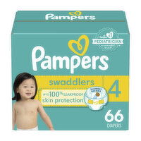 Pampers Swaddlers Swaddlers Diaper Size 4, 66 Each