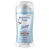 Secret Aluminum Free Aluminum Free Deodorant for Women, Coconut, 2.4 Ounce