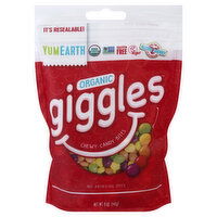 YumEarth Giggles Chewy Candy Bites, Organic, 5 Ounce