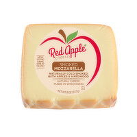 Red Apple Apple Smoked Mozzarella Cheese, 8 Ounce