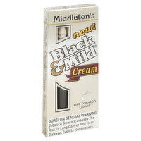 Black & Mild Black & Mild Pipe-Tobacco Cigars, Cream, 5 Each