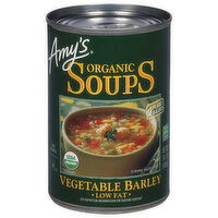 Amy's Organic Low Fat Vegetable Barley Soup, 14.1 Ounce