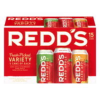 Redds Beer, Fresh-Picked Variety, 15 Each