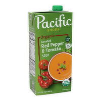 Pacific Foods Organic Roasted Red Pepper and Tomato Soup, 32 Fluid ounce