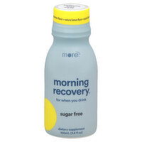 More Labs Morning Recovery, Sugar Free, Natural Lemon Flavor, 3.4 Fluid ounce