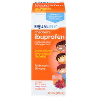 Equaline Ibuprofen, Children's, Oral Suspension, Berry Flavor, 4 Ounce