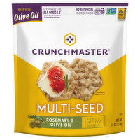 Crunchmaster Crackers, Multi-Seed, Rosemary & Olive Oil, 4 Ounce