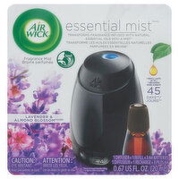 Air Wick Essential Mist Fragrance Mist, Lavender & Almond Blossom, 0.67 Fluid ounce