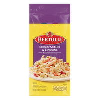 Bertolli Shrimp Scampi & Linguine with Bell Peppers and Creamy Garlic Sauce Frozen Meal, 22 Ounce