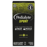 Pedialyte Sport Electrolyte Solution, Lemon Lime, 6 Each