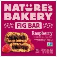 Nature's Bakery Fig Bar, Raspberry, Twin Packs, 6 Each