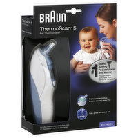 Braun ThermoScan 5 Thermometer, Ear, 1 Each