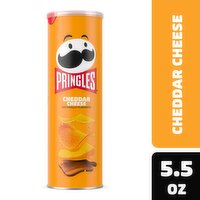 Pringles Potato Crisps Chips, Cheddar Cheese, 5.5 Ounce