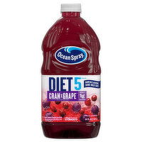 Ocean Spray Juice, Cran x Grape, Diet 5, 64 Fluid ounce