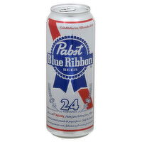 Pabst Blue Ribbon Beer, 24 Ounce