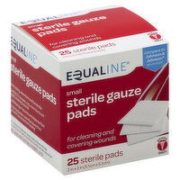 Equaline Gauze Pads, Sterile, Small, 25 Each