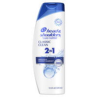 Head & Shoulders Head & Shoulders 2 in 1 Dandruff Shampoo and Conditioner, Classic Clean, 12.5 oz, 12.5 Ounce