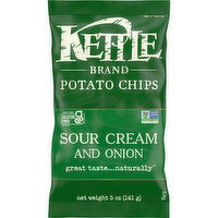 Kettle Brand® Sour Cream & Onion Kettle Potato Chips, 5 Ounce