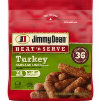 Jimmy Dean Heat 'n Serve Heat 'N Serve Breakfast Turkey Sausage Links, 36 Each