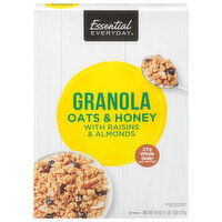 Essential Everyday Granola, with Raisins & Almonds, Oats & Honey, 18 Ounce